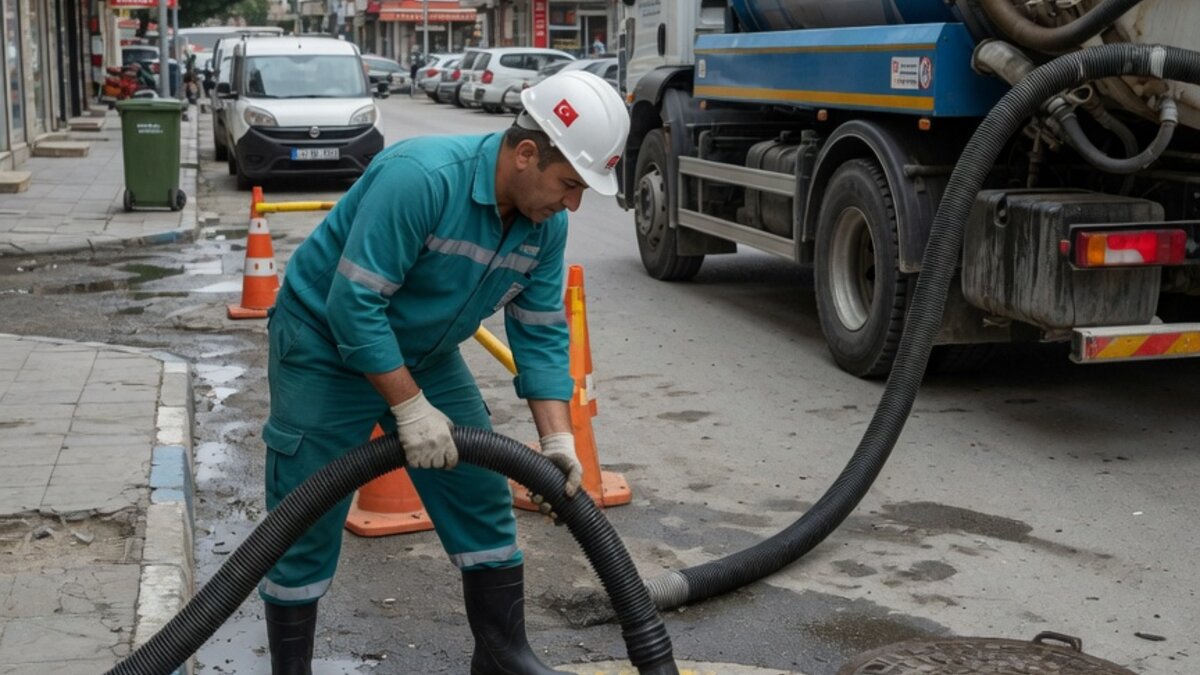 İzmir rögar tıkanıklığı açma — yağmur suyu gideri temizliği